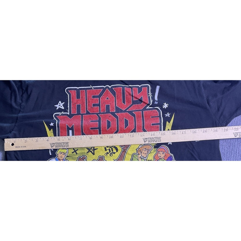 Scooby-Doo Heavy Meddle Men's Black T-Shirt Size Large - Picture 7 of 8